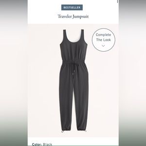 Abercrombie Traveler Jumpsuit - Black
